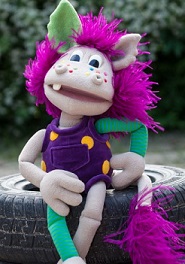 IBI  –  die Handpuppe des Präventionsprojektes 
